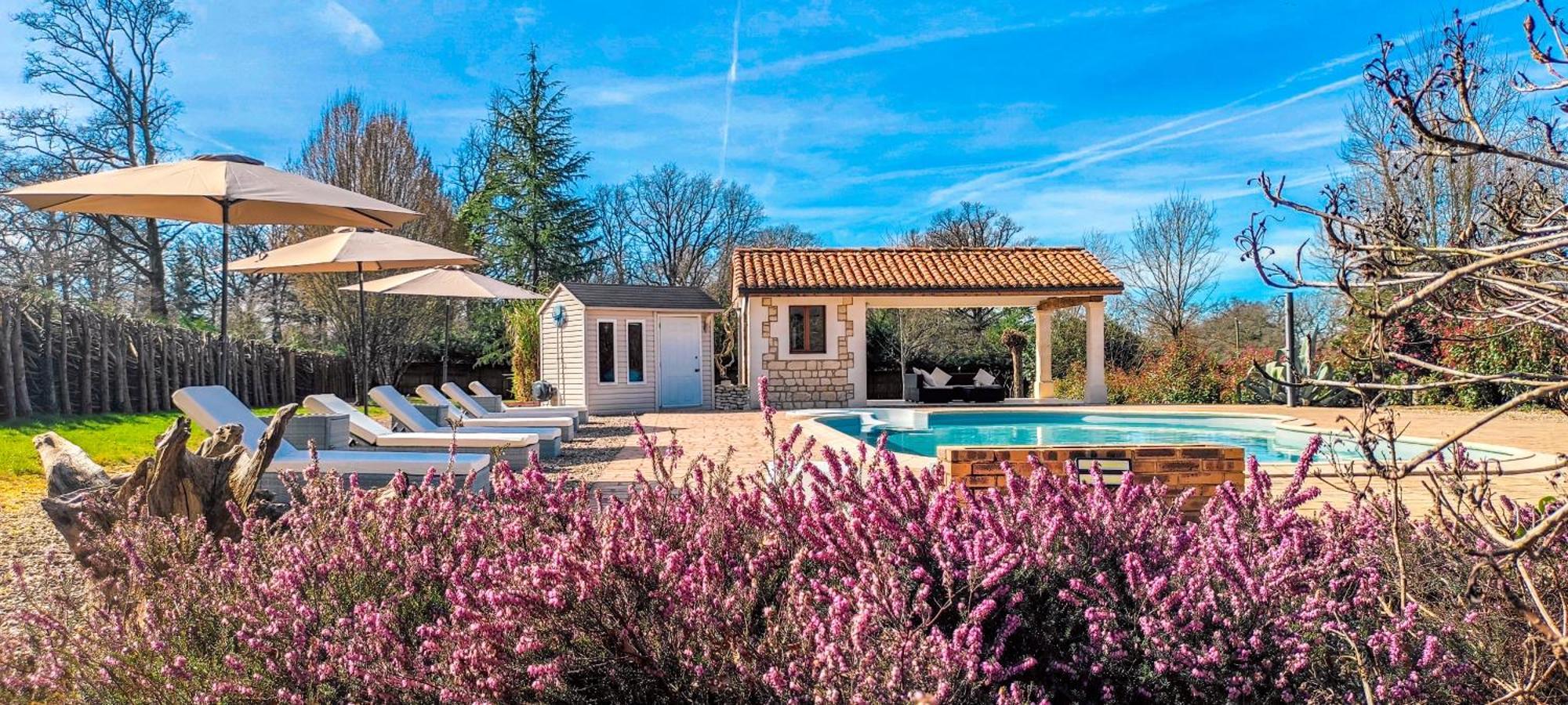 Lesterps Villa Tagibao Avec Piscine Chauffee Et Spa מראה חיצוני תמונה